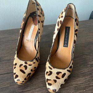 Steven Madden - Leopard Faux Fur Vintage Heels